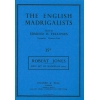 Jones, Robert - First Set of Madrigals (1607)