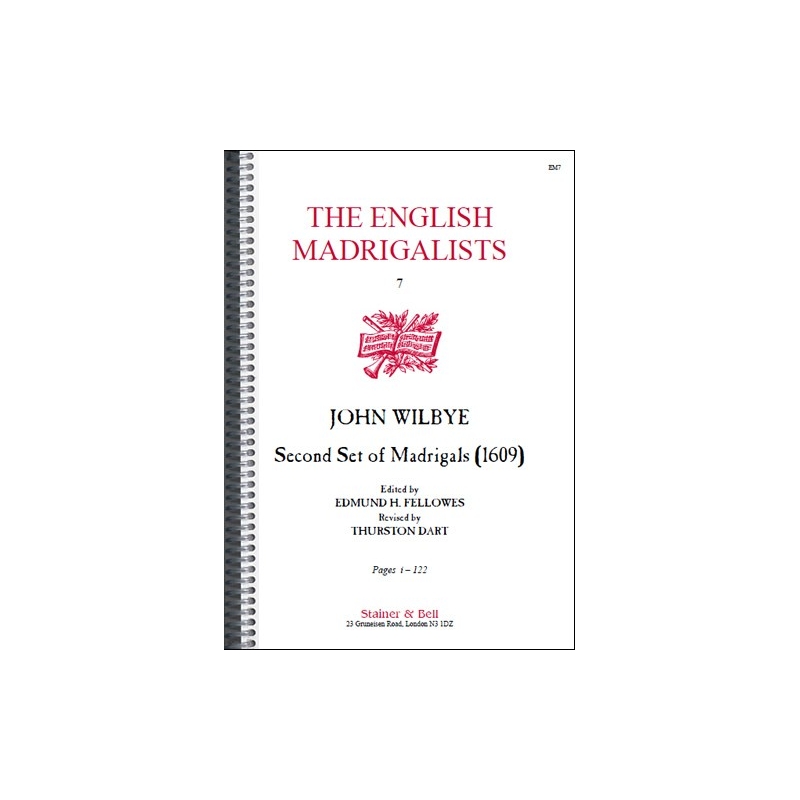 Wilbye, John - Second Set of Madrigals 1609 (Made to order)