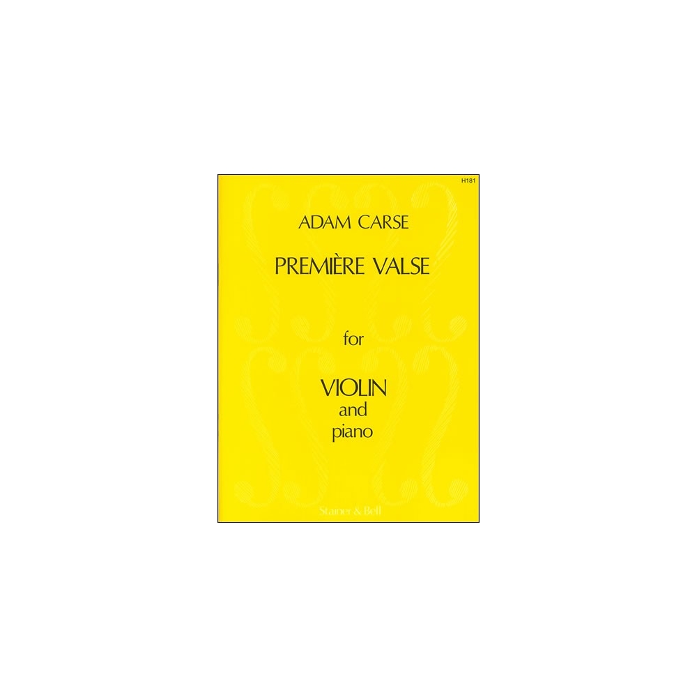 Carse, Adam - Première Valse for Violin and Piano