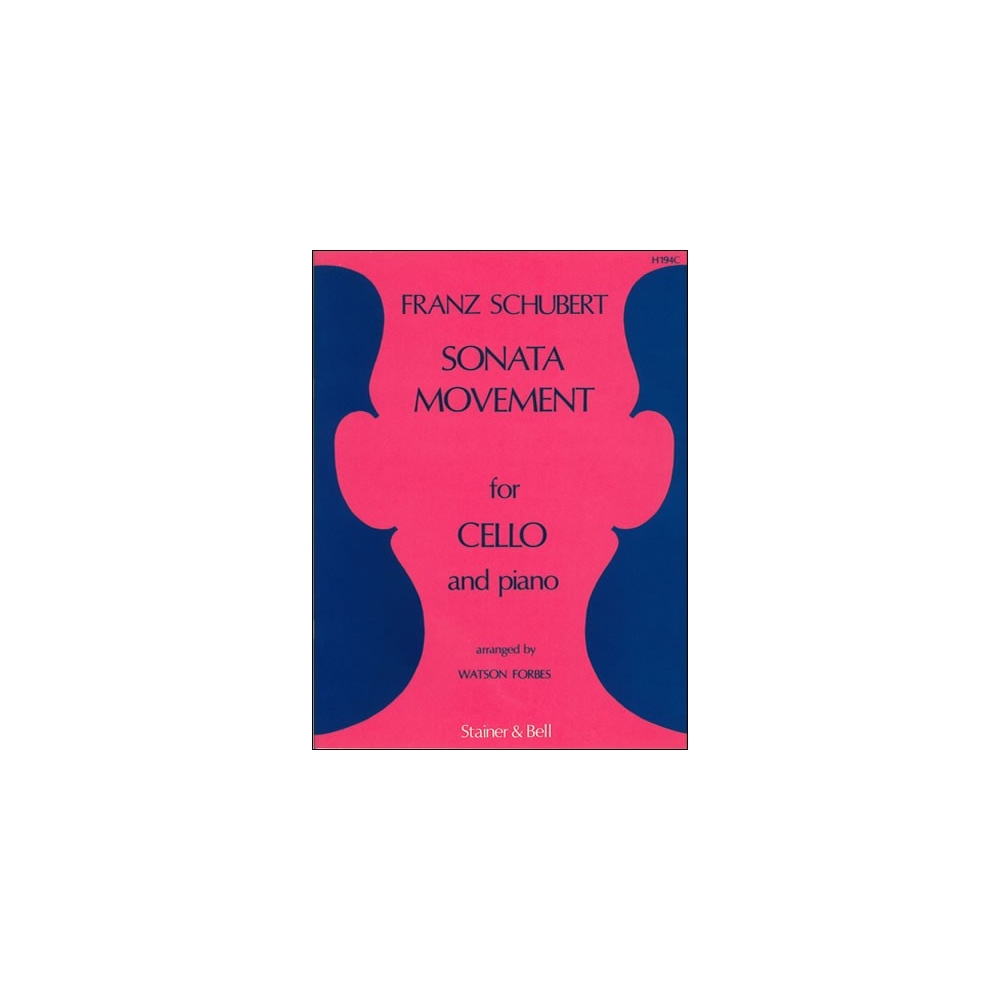 Schubert, Franz - Sonata Movement arranged for Cello and Piano by Watson Forbes from the String Trio in B flat (D.471)