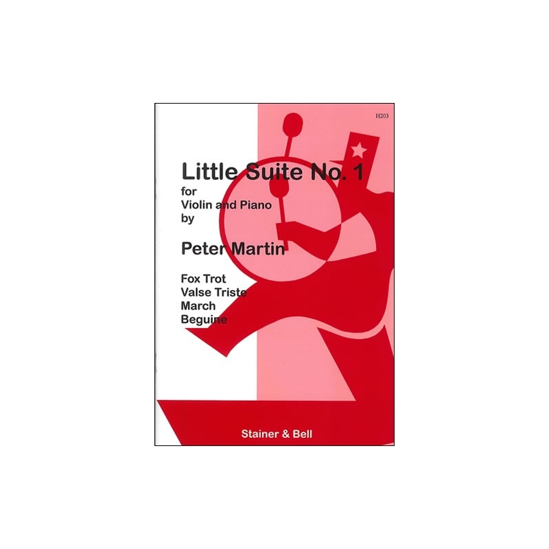 Martin, Peter - Little Suites for Solo or Unison Violins and Piano. Book 1: Violin part and Piano part