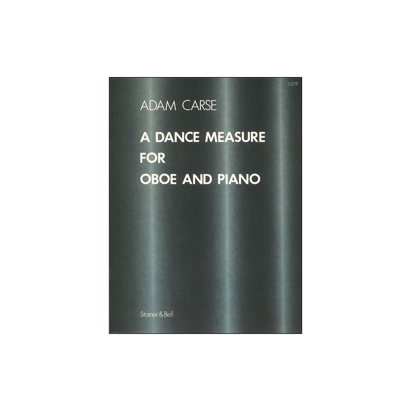 Carse, Adam - A Dance Measure for Oboe and Piano