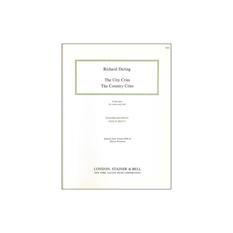 Dering, Richard - The City Cries & The Country Cries