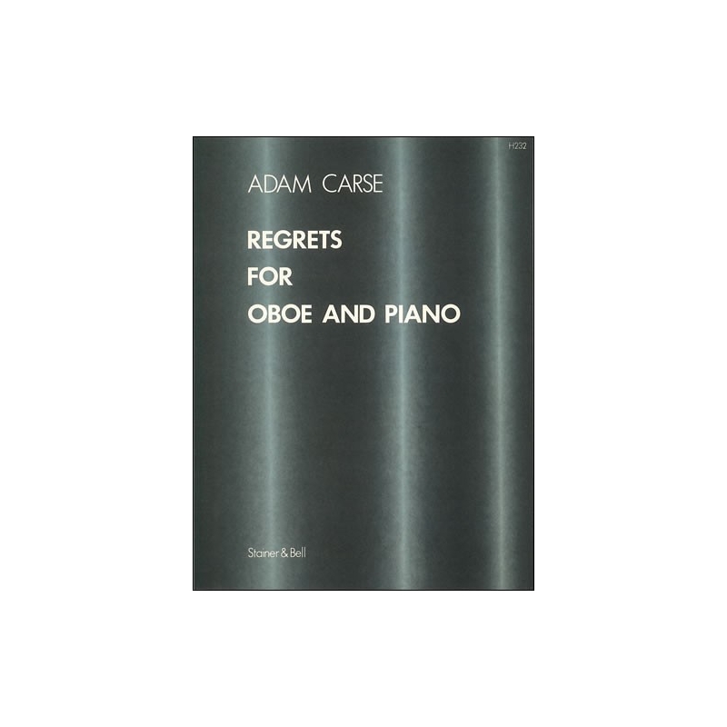 Carse, Adam - Regrets for Oboe and Piano