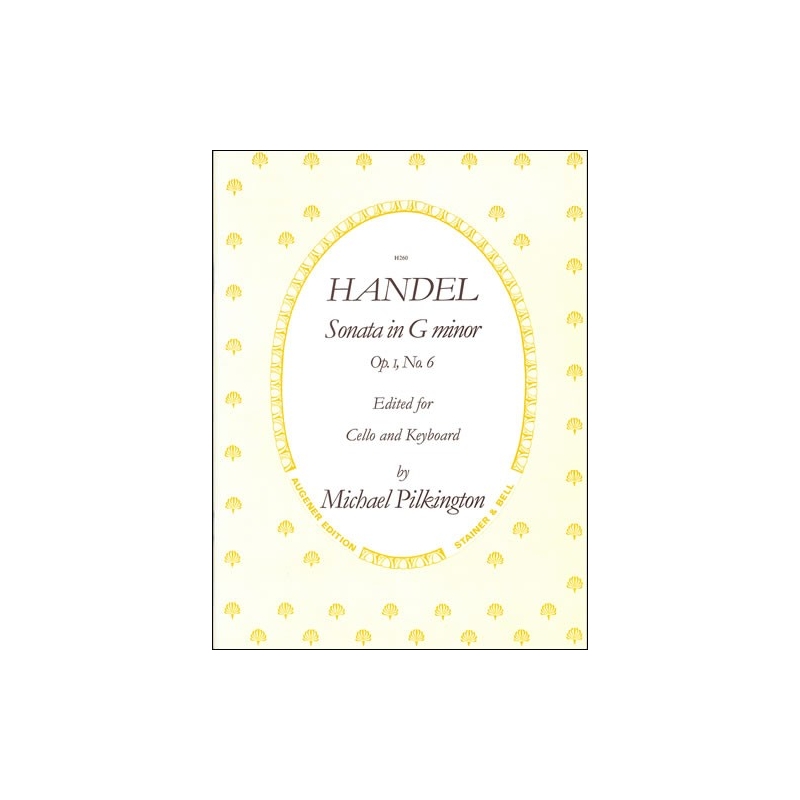 Handel, George Frederic - Sonata in G minor, Op 1, No 6