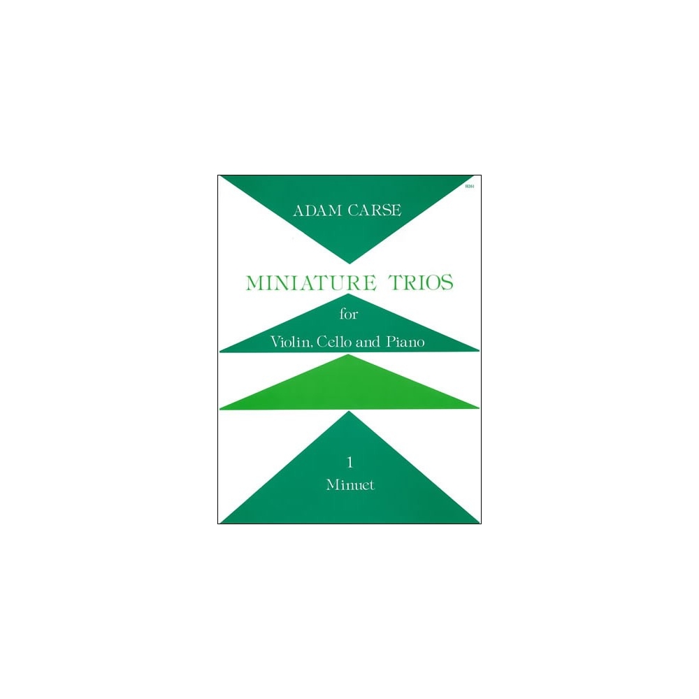 Carse, Adam - Miniature Trios for Violin, Cello and Piano. Minuet