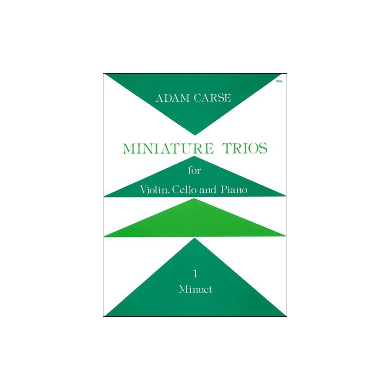 Carse, Adam - Miniature Trios for Violin, Cello and Piano. Minuet