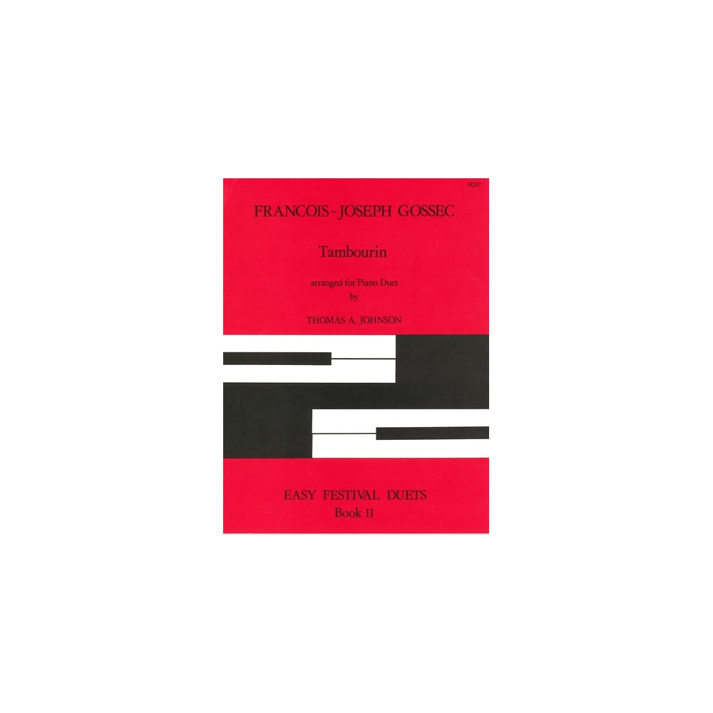 Gossec, Francois-Joseph - Tambourin. Arranged by Thomas A. Johnson