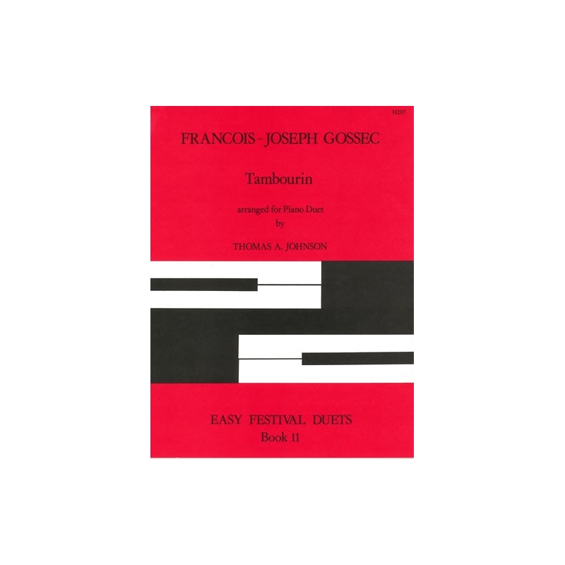 Gossec, Francois-Joseph - Tambourin. Arranged by Thomas A. Johnson