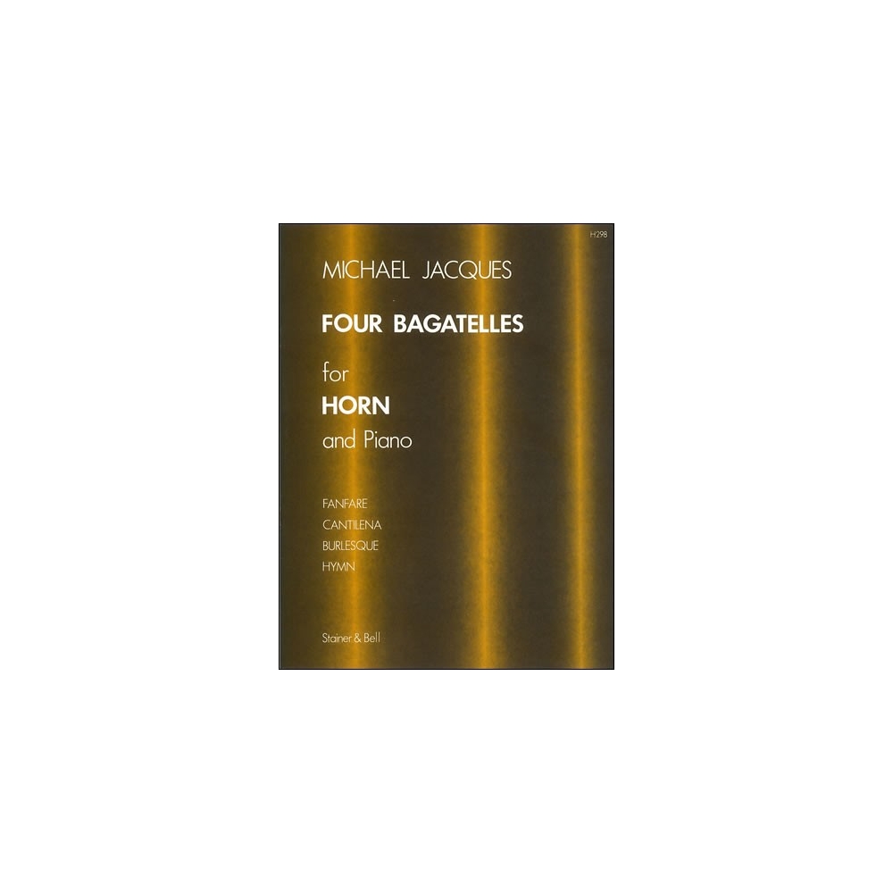 Jacques, Michael - Four Bagatelles for Horn and Piano