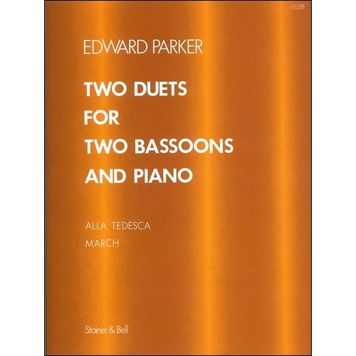 Parker, Edward - Two Duets for Two Bassoons and Piano