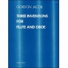 Jacob, Gordon - Three Inventions for Flute and Oboe