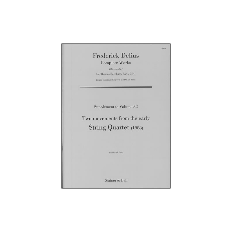 Delius, Frederick - String Quartet (1888)