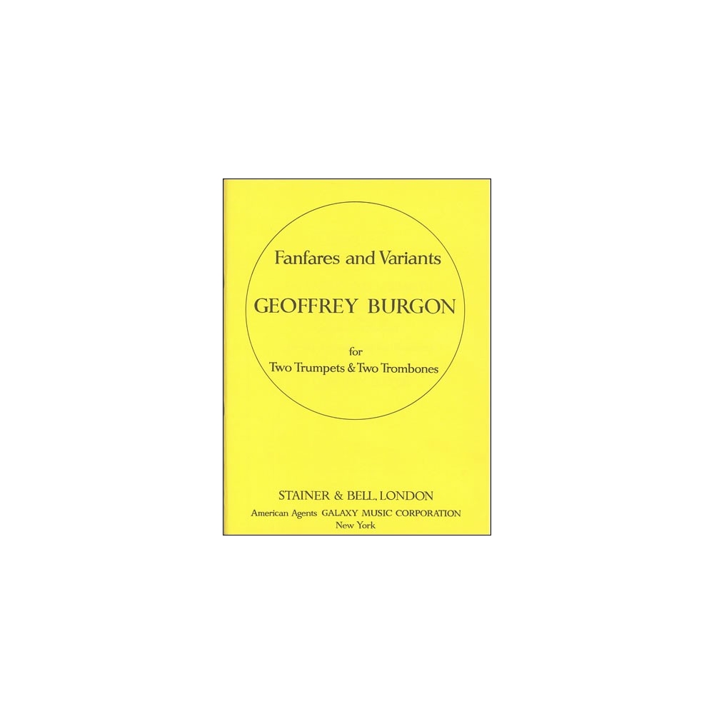 Burgon, Geoffrey - Fanfares and Variants on the Agnus Dei from Mass by Guillaume de Machaut