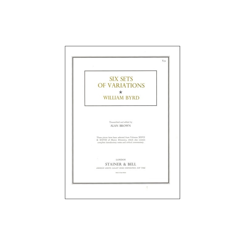Byrd, William - Six Sets of Variations from Musica Britannica