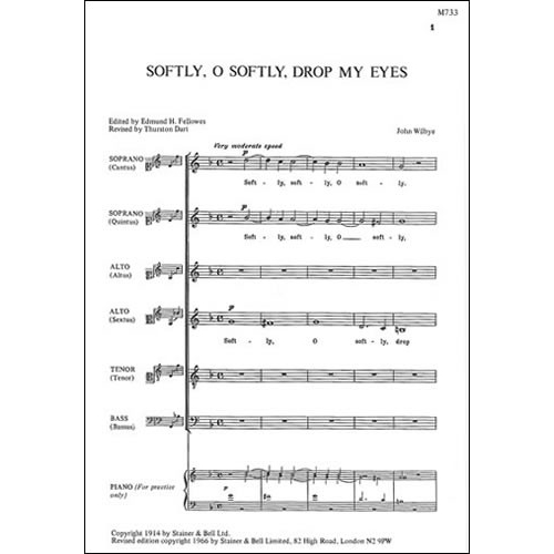 Wilbye, John - Softly, O...