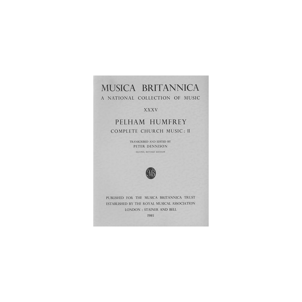 Humfrey, Pelham - Complete Church Music II
