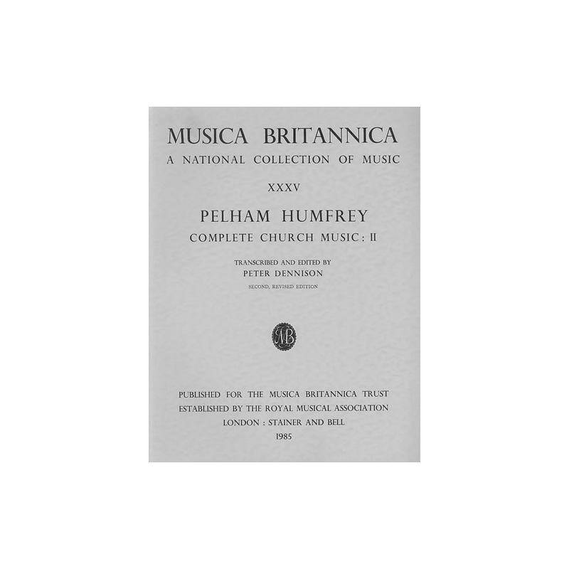 Humfrey, Pelham - Complete Church Music II