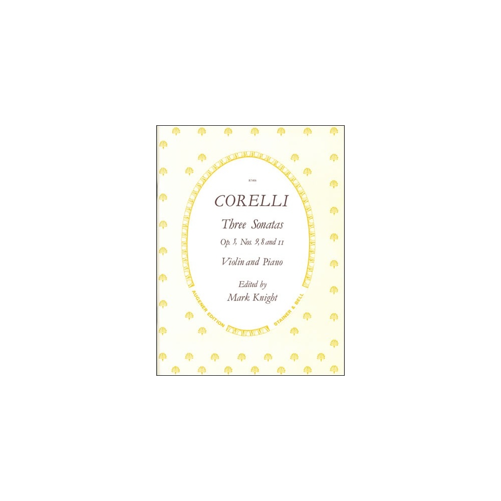 Corelli, Arcangelo - Sonatas, Op. 5 with Keyboard. Nos 8, 9 and 11 (Violin part ed. Mark Knight)