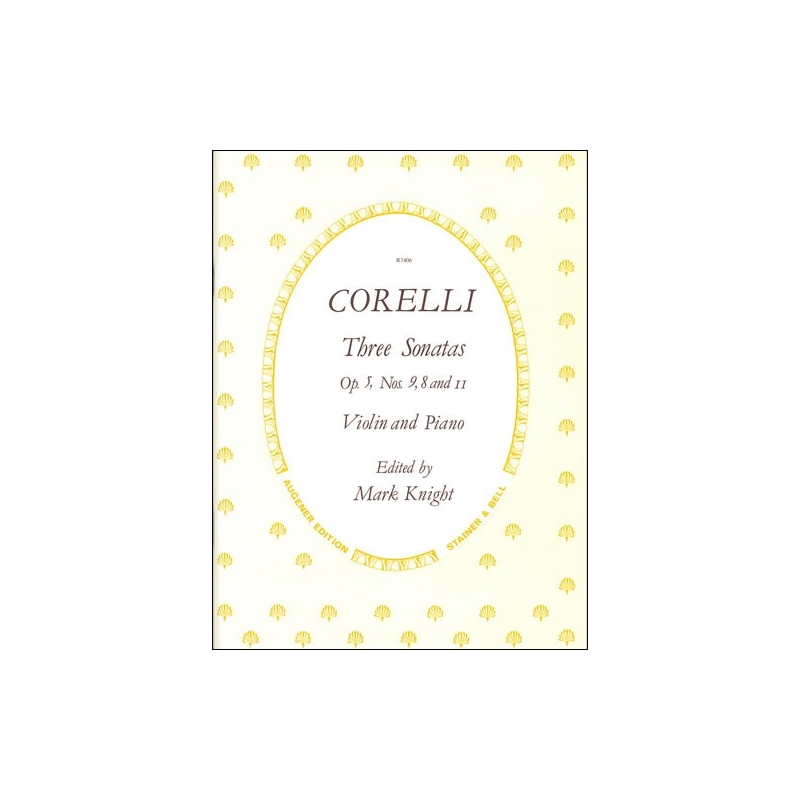 Corelli, Arcangelo - Sonatas, Op. 5 with Keyboard. Nos 8, 9 and 11 (Violin part ed. Mark Knight)