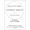 Burgon, Geoffrey - Songs as if for Children
