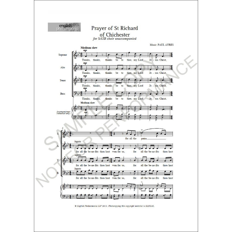 Ayres, Paul - Prayer of Saint Richard