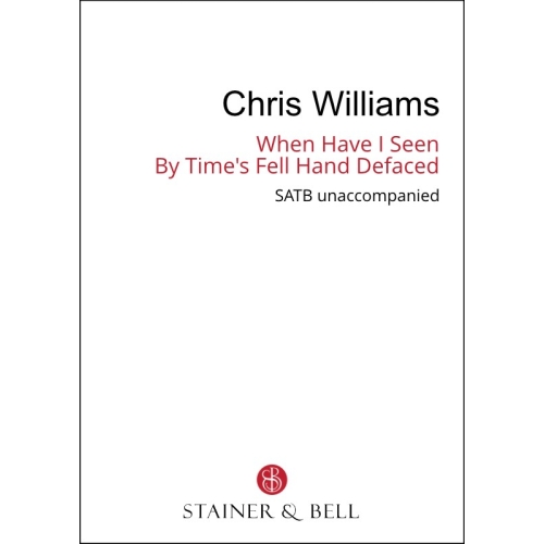 Williams, Chris - When I...