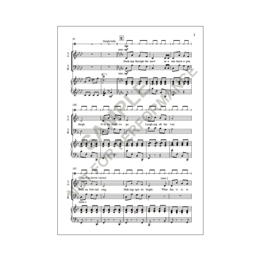 Cottee, Andrew - Jingle Bells (upper or mixed voices). Vsc