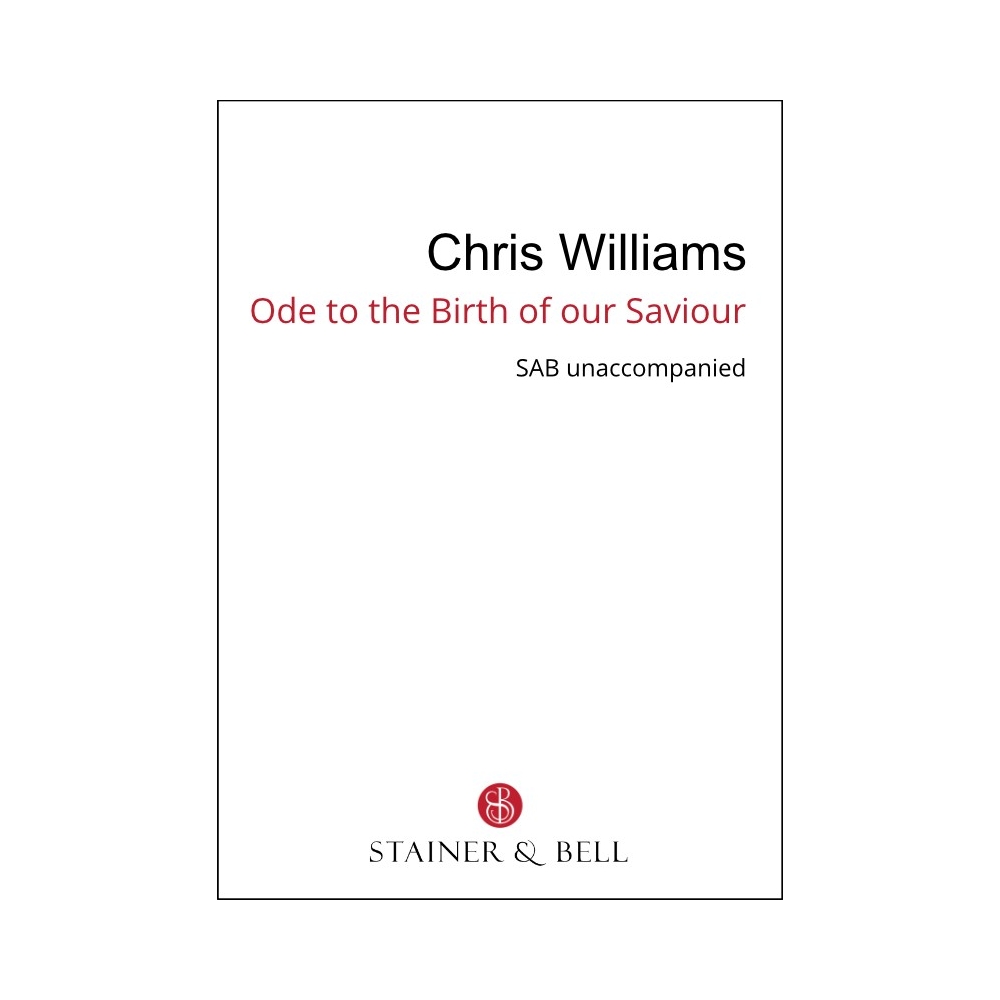 Williams, Chris - Ode To The Birth Of Our Saviour (SAB)