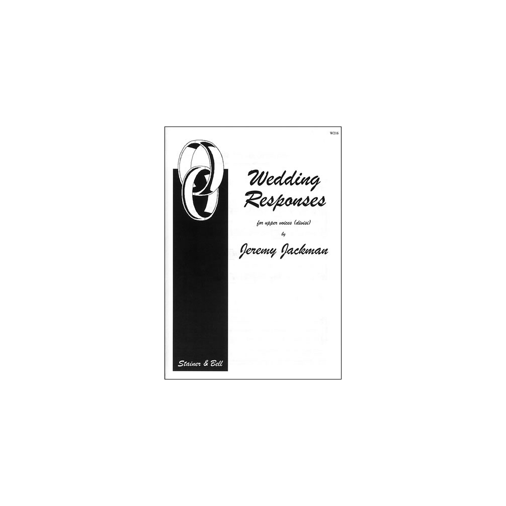 Jackman, Jeremy - Wedding Responses. Upper Voices (divis)