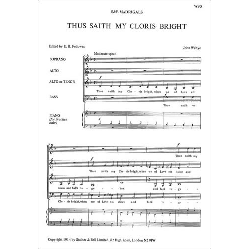 Wilbye, John - Thus saith...
