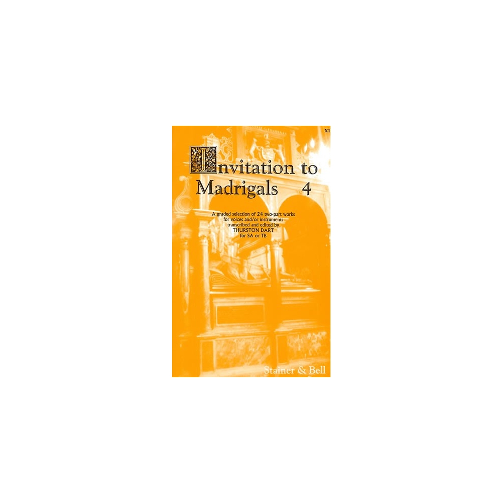 Dart, Thurston (ed) - Invitation to Madrigals Book 4