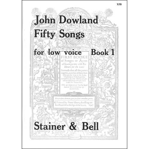Dowland, John - Fifty Songs. Book 1. Low Voice