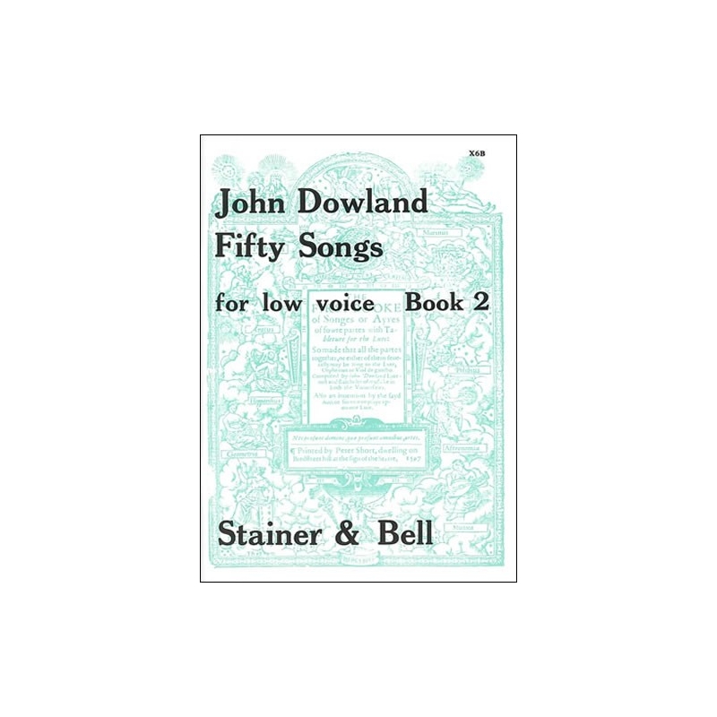 Dowland, John - Fifty Songs. Book 2. Low Voice