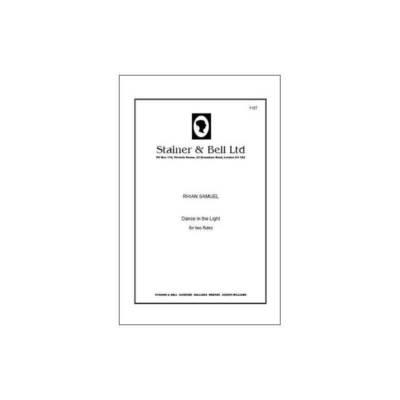 Samuel, Rhian - Dance in the Light for Two Flutes. Score
