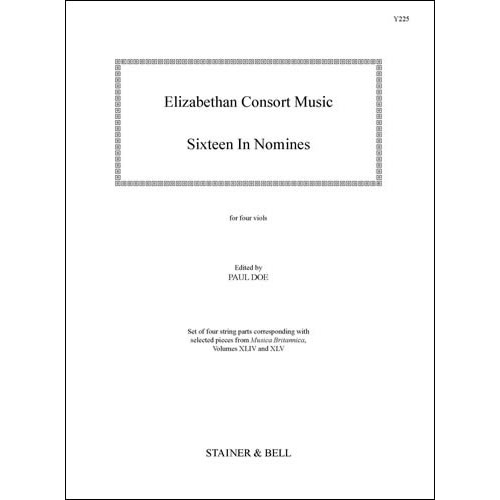 Various - Elizabethan Consort Music: 16 "In Nomines" String Parts
