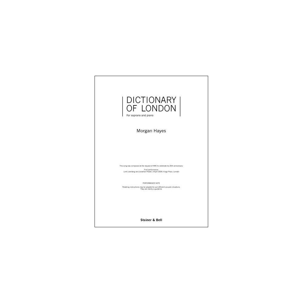 Hayes, Morgan - Dictionary of London