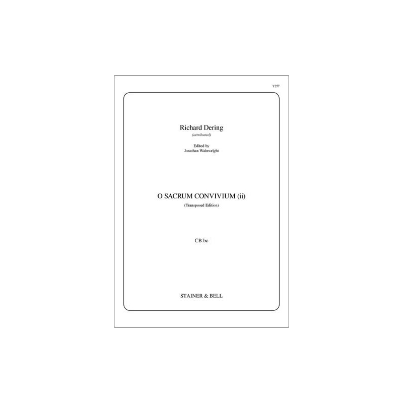 Dering, Richard - O sacrum convivium (ii)
