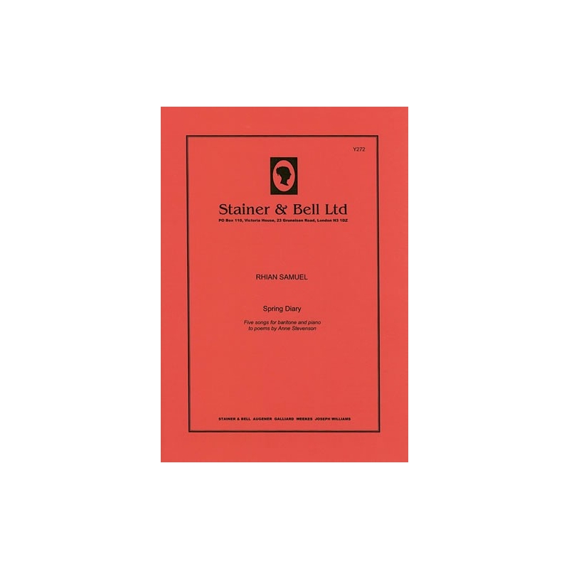 Samuel, Rhian - Spring Diary. Baritone & Pf