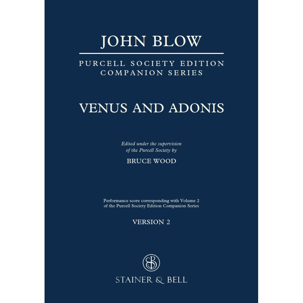 Blow, John - Venus & Adonis. Version 2. Perf Score