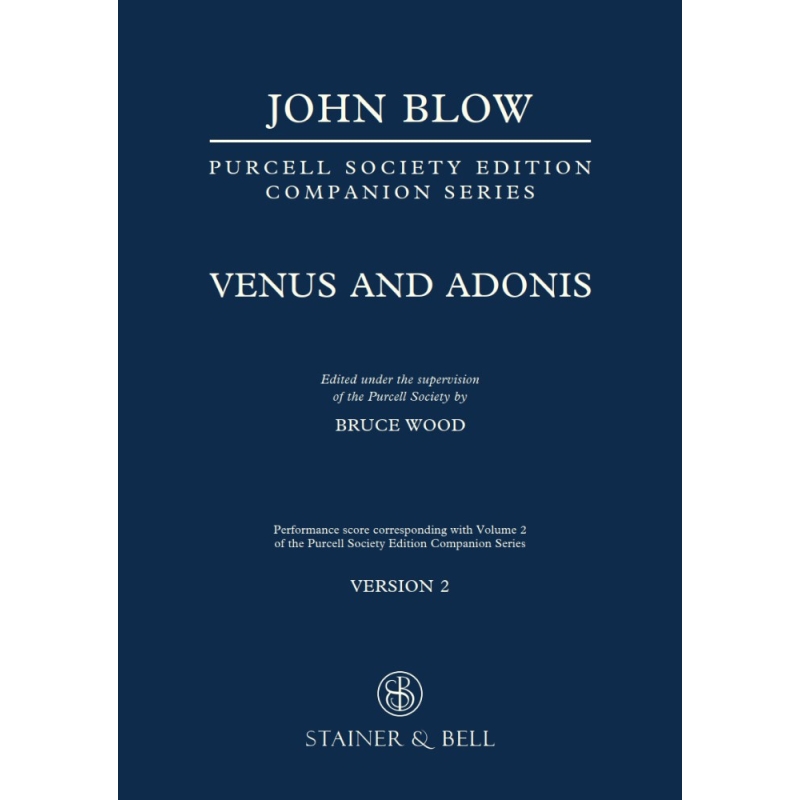 Blow, John - Venus & Adonis. Version 2. Perf Score