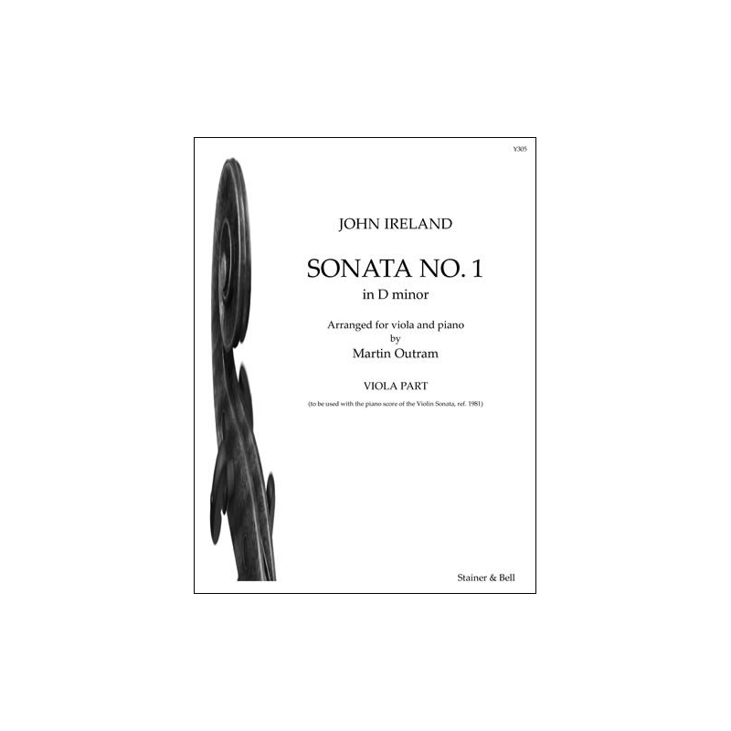 Ireland, John - Sonata No. 2 in D min. arr Vla. Viola Part