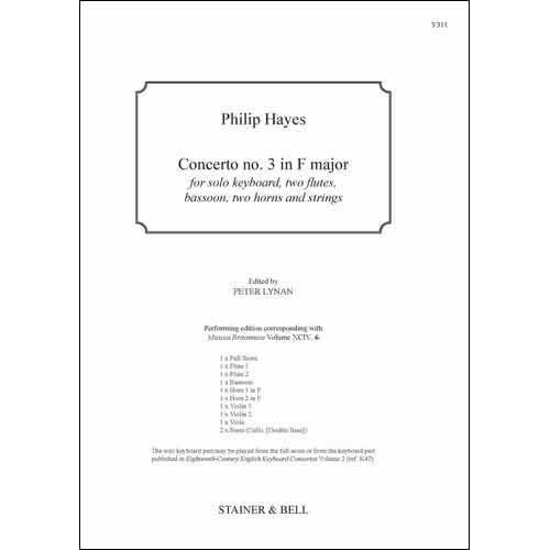Hayes, Philip - Concerto...
