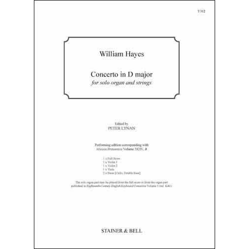 Hayes, Philip - Concerto in...