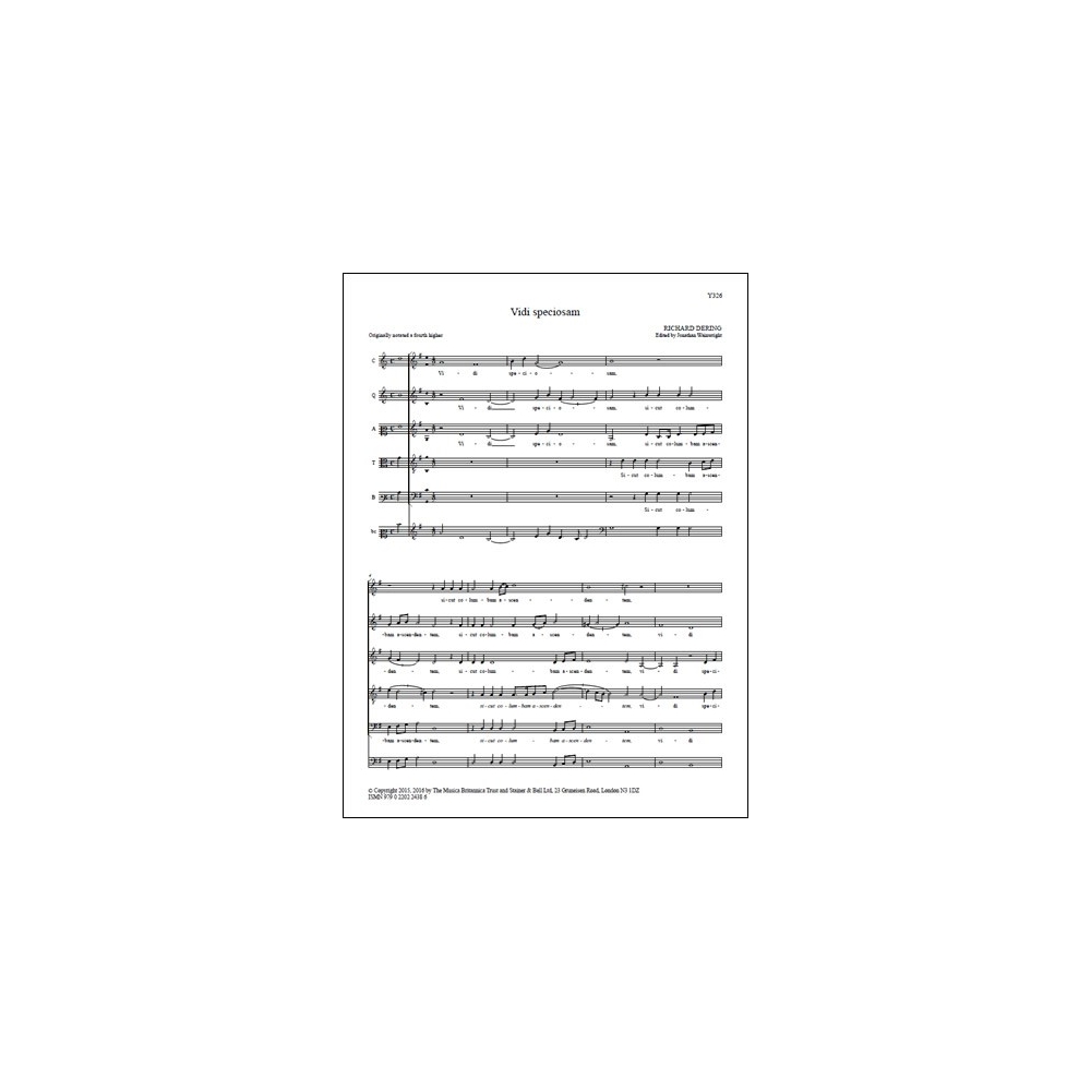 Dering, Richard - Vidi speciosam