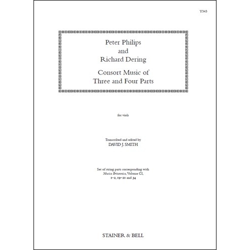 Philips, Peter and Dering, Richard - Consort Music of 3 and 4 parts. Parts