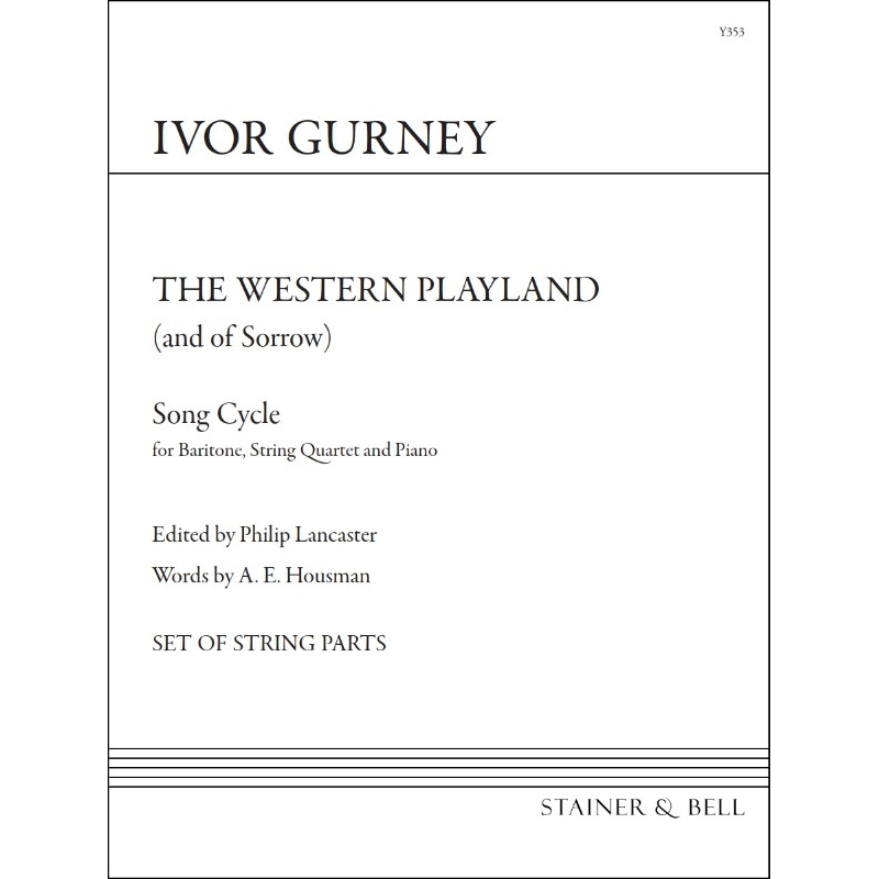 Gurney, Ivor - Western Playland, The. Set of Parts
