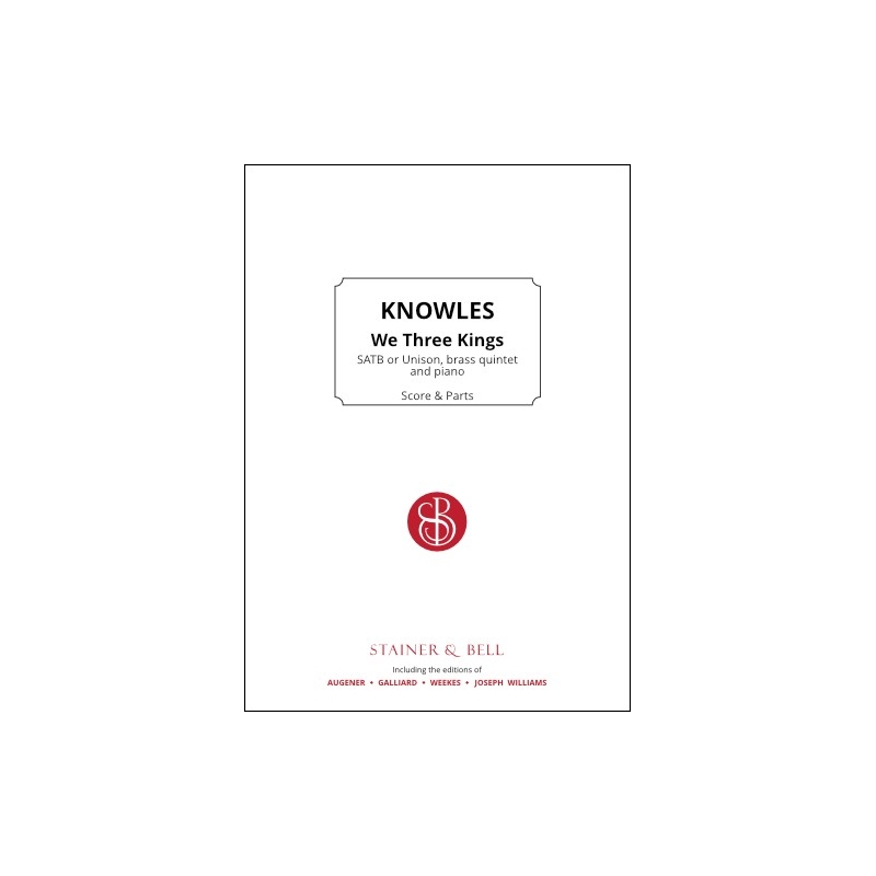 Knowles, Brian - We Three Kings. Brass Quintet & Pf