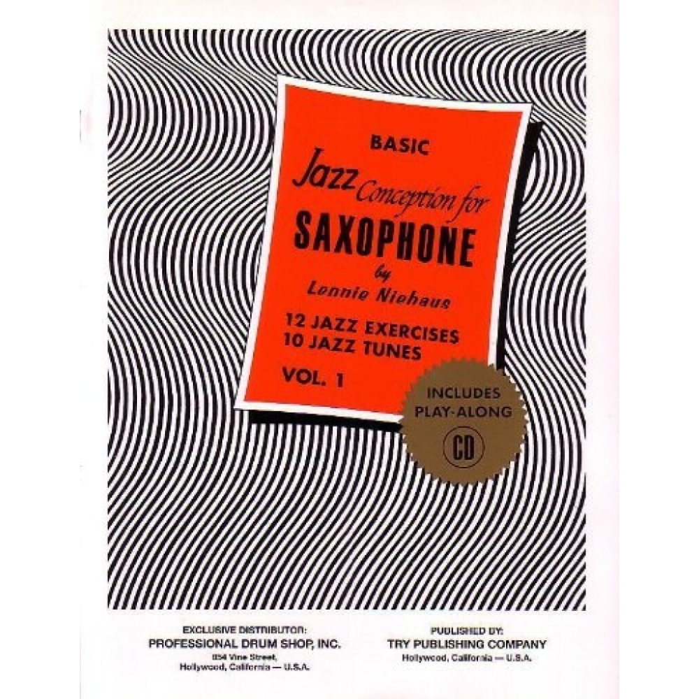 Niehaus, Lennie - Basic Jazz Conception For Saxophone, Vol. 1