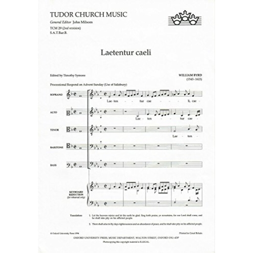 Byrd, William - Laetentur...